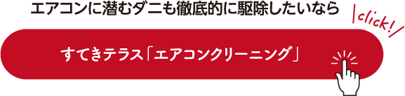 エアコンに潜むダニも徹底的に駆除したいなら すてきテラス「エアコンクリーニング」