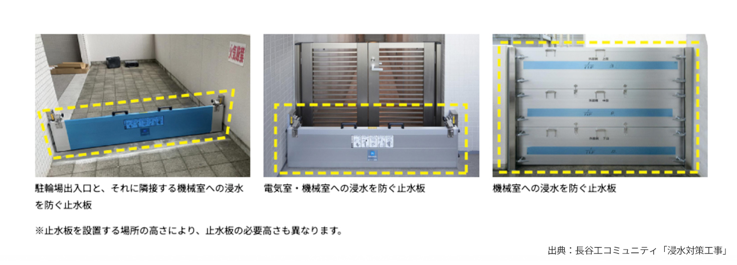 長谷工コミュニティ「浸水対策工事」